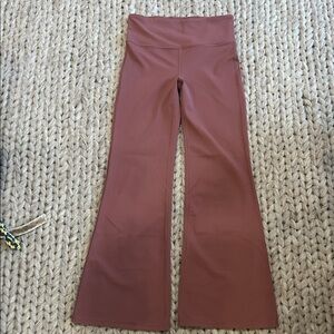Athleta Elation Flare Pants in Mauve
